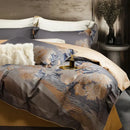 GobekUsa 1500TC Egyptian Cotton Jacquard Bedding Set - Queen/King Size Linens