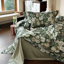 GobekUsa 1000TC Egyptian Cotton Floral Bedding Set: Duvet Cover, Flat/Fitted Sheet, Pillowcase