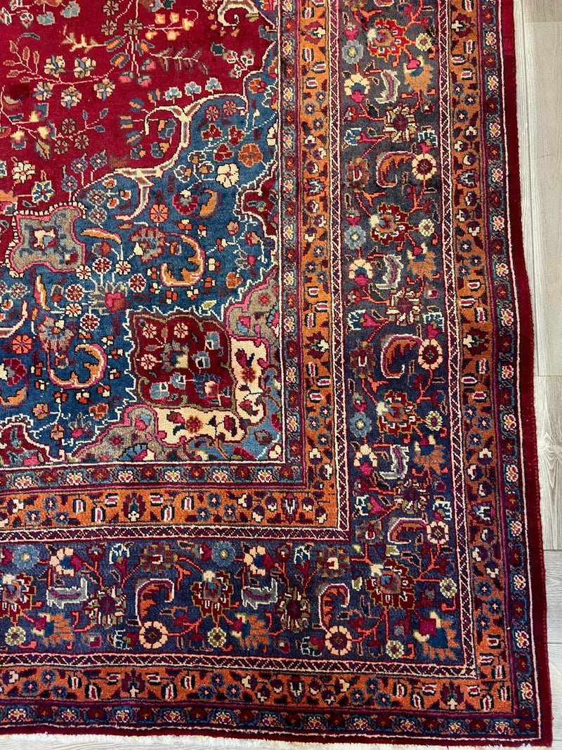 Elegant Hand Knotted Khorasan Area Rug 9’8” x 12’10”