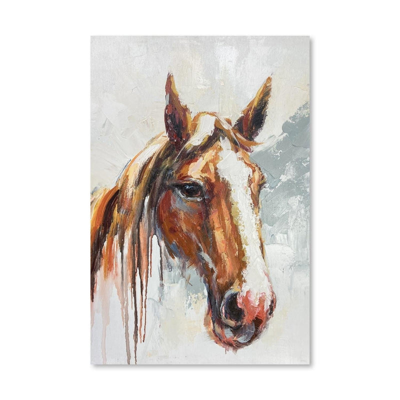 Elegant Horse Oil Painting