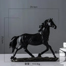 GobekUsa Elegant Horse Resin Statue for Home Office Decor