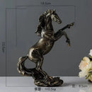 GobekUsa Elegant Horse Resin Statue for Home Office Decor