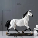 GobekUsa Elegant Horse Resin Statue for Home Office Decor