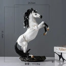 GobekUsa Elegant Horse Resin Statue for Home Office Decor