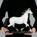 GobekUsa Elegant Horse Resin Statue for Home Office Decor