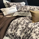 GobekUsa Egyptian Cotton Bedding Sets for Queen King Ru Size Bed Linens