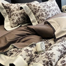 GobekUsa Egyptian Cotton Bedding Sets for Queen King Ru Size Bed Linens