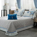 GobekUsa 200S Embroidery Egyptian Cotton Bedding Set for Queen King Linens
