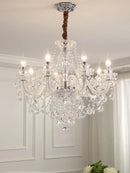 GobekUsa Elegant LED Crystal Chandelier for Home Décor and Romantic Ambiance