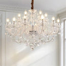 GobekUsa Elegant LED Crystal Chandelier for Home Décor and Romantic Ambiance