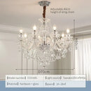 GobekUsa Elegant LED Crystal Chandelier for Home Décor and Romantic Ambiance