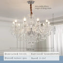 GobekUsa Elegant LED Crystal Chandelier for Home Décor and Romantic Ambiance