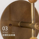 GobekUsa Elegant Marble Copper Wall Lamp for Living Room, Study, Hotel, Restaurant