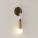 GobekUsa Elegant Marble Copper Wall Lamp for Living Room, Study, Hotel, Restaurant