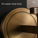 GobekUsa Elegant Marble Copper Wall Sconce for Living Room and Bedroom Lighting