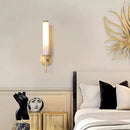 GobekUsa Elegant Marble Copper Wall Sconce for Living Room and Bedroom Lighting