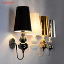 GobekUsa Guards Wall Lamps: Gold Silver Black White Decor Lighting Fixture for Hotel Home.