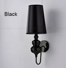 GobekUsa Guards Wall Lamps: Gold Silver Black White Decor Lighting Fixture for Hotel Home.