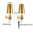 GobekUsa Guards Wall Lamps: Gold Silver Black White Decor Lighting Fixture for Hotel Home.