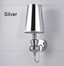 GobekUsa Guards Wall Lamps: Gold Silver Black White Decor Lighting Fixture for Hotel Home.