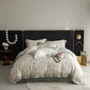 GobekUsa Eucalyptus Fiber Bedding Set: Duvet Cover, Bed Sheet, Fitted Sheet, Pillowcases