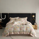 GobekUsa Eucalyptus Fiber Bedding Set: Duvet Cover, Bed Sheet, Fitted Sheet, Pillowcases