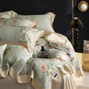 GobekUsa Eucalyptus Fiber Bedding Set: Duvet Cover, Bed Sheet, Fitted Sheet, Pillowcases