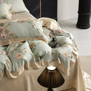 GobekUsa Eucalyptus Fiber Bedding Set: Duvet Cover, Bed Sheet, Fitted Sheet, Pillowcases