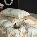 GobekUsa Eucalyptus Fiber Bedding Set: Duvet Cover, Bed Sheet, Fitted Sheet, Pillowcases