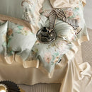 GobekUsa Eucalyptus Fiber Bedding Set: Duvet Cover, Bed Sheet, Fitted Sheet, Pillowcases