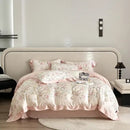 GobekUsa Eucalyptus Fiber Bedding Set: Duvet Cover, Bed Sheet, Fitted Sheet, Pillowcases