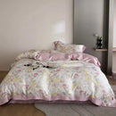 GobekUsa Eucalyptus Fiber Bedding Set: Duvet Cover, Bed Sheet, Fitted Sheet, Pillowcases