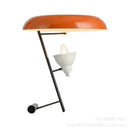 GobekUsa Elegant Nordic Desk Lamp with Orange Lampshade for Living Room, Bedroom and Study