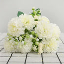 Elegant pink hydrangea decorbites daisy bouquet living room decor by Decorbites