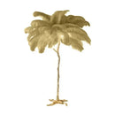 GobekUsa Elegant Feather Floor Lamp with Adjustable Bulbs for Stylish Home Decor