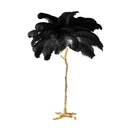 GobekUsa Elegant Feather Floor Lamp with Adjustable Bulbs for Stylish Home Decor