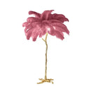 GobekUsa Elegant Feather Floor Lamp with Adjustable Bulbs for Stylish Home Decor