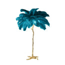 GobekUsa Elegant Feather Floor Lamp with Adjustable Bulbs for Stylish Home Decor