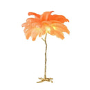 GobekUsa Elegant Feather Floor Lamp with Adjustable Bulbs for Stylish Home Decor