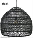 GobekUsa Elegant Rattan Wave Pendant Light for Modern Rustic Home Decor
