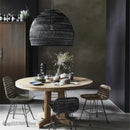 GobekUsa Elegant Rattan Wave Pendant Light for Modern Rustic Home Decor