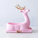 GobekUsa Elegant Resin Deer Key Storage & Home Decoration Ornaments