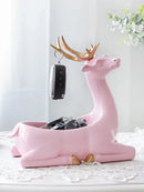 GobekUsa Elegant Resin Deer Key Storage & Home Decoration Ornaments
