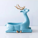 GobekUsa Elegant Resin Deer Key Storage & Home Decoration Ornaments