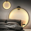 GobekUsa Elegant Round Wall Sconces for Home Indoor Lighting