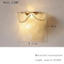 GobekUsa Crystal Pearl Chain Chandelier: Luxe Hanging Lamp for Exquisite Home Decor