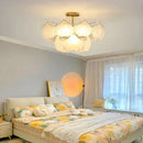 GobekUsa Crystal Pearl Chain Chandelier: Luxe Hanging Lamp for Exquisite Home Decor