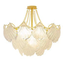GobekUsa Crystal Pearl Chain Chandelier: Luxe Hanging Lamp for Exquisite Home Decor