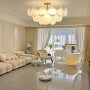 GobekUsa Crystal Pearl Chain Chandelier: Luxe Hanging Lamp for Exquisite Home Decor