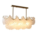 GobekUsa Crystal Pearl Chain Chandelier: Luxe Hanging Lamp for Exquisite Home Decor